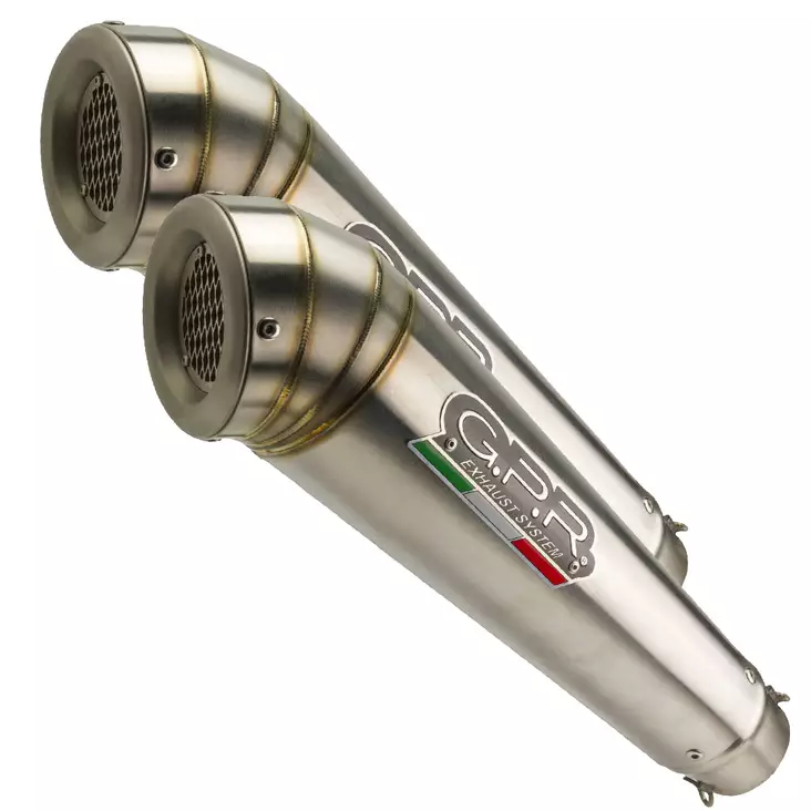 GPR Kawasaki Zzr 1400 2012/16 e3 Pair EC-Approv. slip-on exhaust Powercone Evo - Moottoripyörän äänenvaimentimet - D422907 - 1