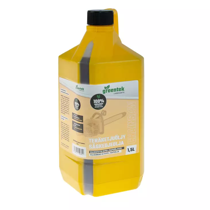 Greentek Teräketjuöljy Bio Pro, 1,5L , (Bio Rypsi-, Rapsiöljy) (10) - Motorsport varaosat ja tarvikkeet - D479027 - 1