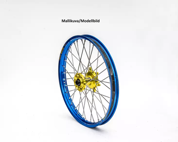Haan wheel SX&SXF&EXC MODELS 03-14 17-3,50 BLUE RIM/YELLOW HUB - Moottoripyörän vanteet - D366177 - 1