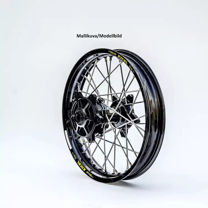 Haan wheel Tenere 700 18-4,25 BLACK HUB/BLACK RIM - Moottoripyörän vanteet - D370607 - 1