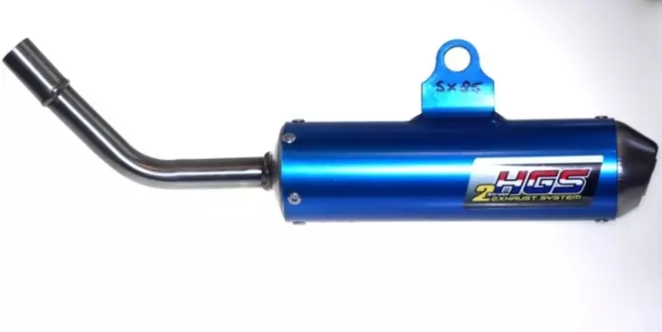 HGS Äänenvaimennin 2T Racing Husqvarna TC85 25-.. sininen - Moottoripyörän äänenvaimentimet - D511947 - 1