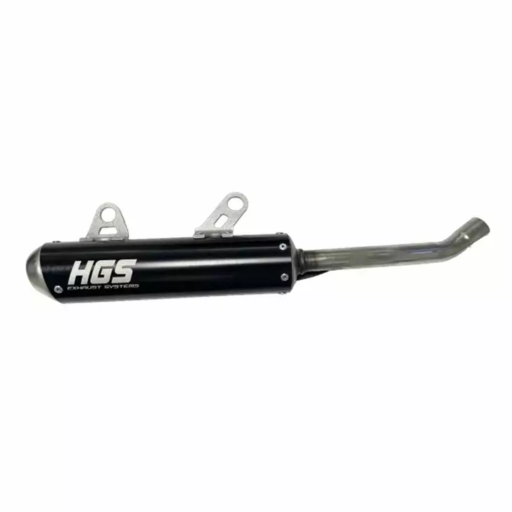 HGS Äänenvaimennin 2T Racing SX85 25-.. TC85 25-.. Musta - Moottoripyörän äänenvaimentimet - D511477 - 1