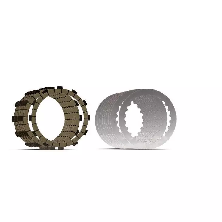 Hinson Clutch Plate Kit Fiber/Steel YZ450F 2023 - Moottoripyörän kytkinosat - D485277 - 1