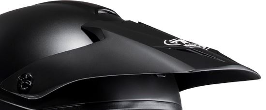 HJC Lippa CS-MX II mattamusta - Offtoad kypärien lipat - D277567 - 1