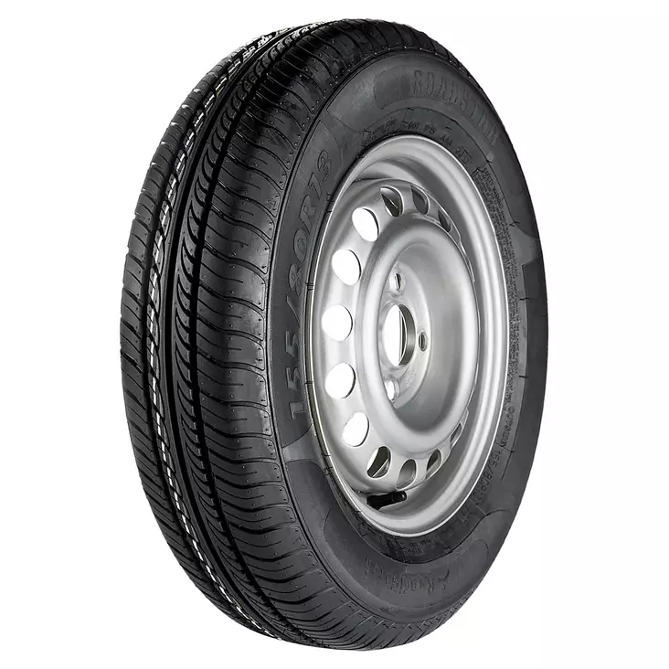 Jack Wheeler Peräkärryn rengas teräsvanteella 13" peltivanne 155/80-13 - 13-tuumaiset peltivanteet - 499-150107 - 1