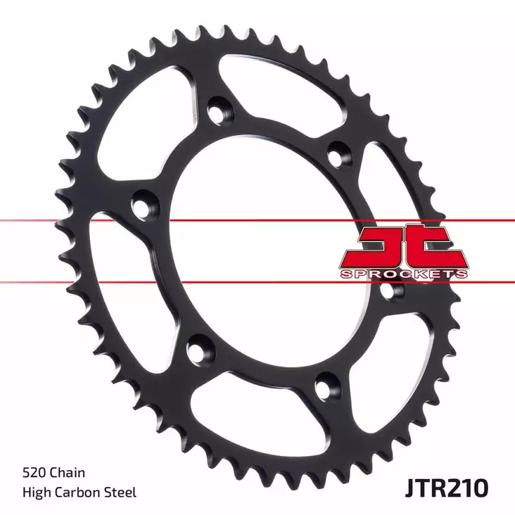JT Rear Sprocket JTR210.55 - Moottoripyörän eturattaat - D499657 - 1