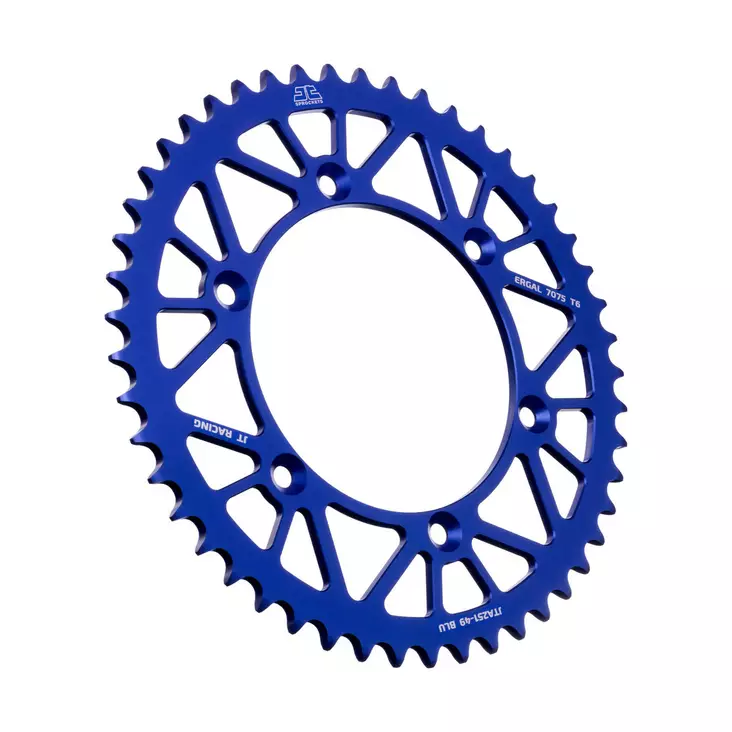 JT Takaratas Alumiini 7075 T6 Sininen JTA251.49BLU - Moottoripyörän takarattaat - D433677 - 1