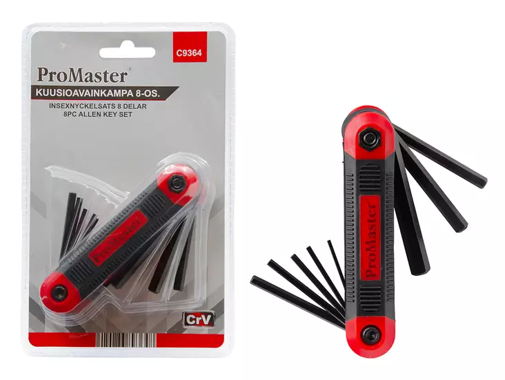 Kuusioavainsarja 8-os. - Kuusiokoloavaimet - LX2947 - 1