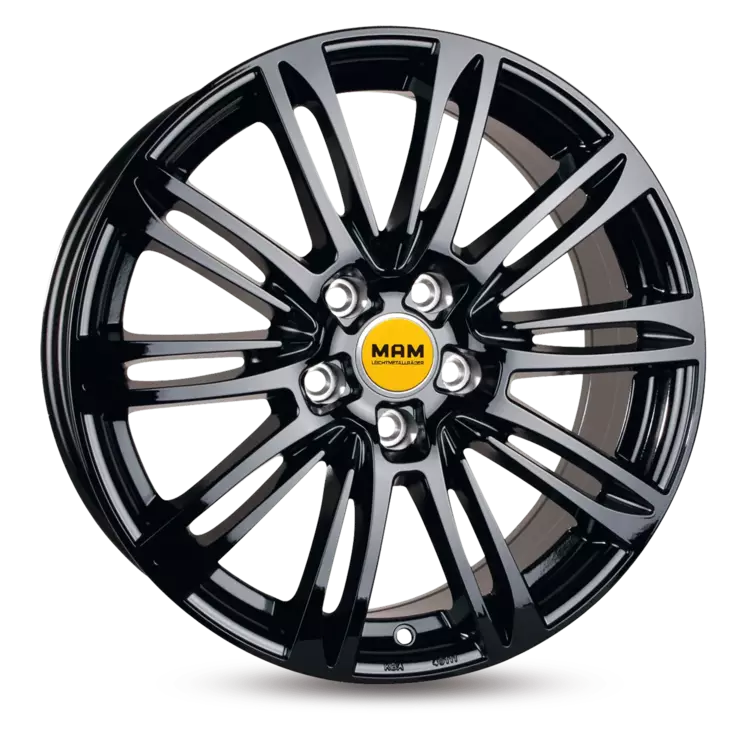 MAM A4 Black Painted alumiinivanne 7.5x17 - 17-tuumaiset alumiinivanteet - 499-47607 - 1