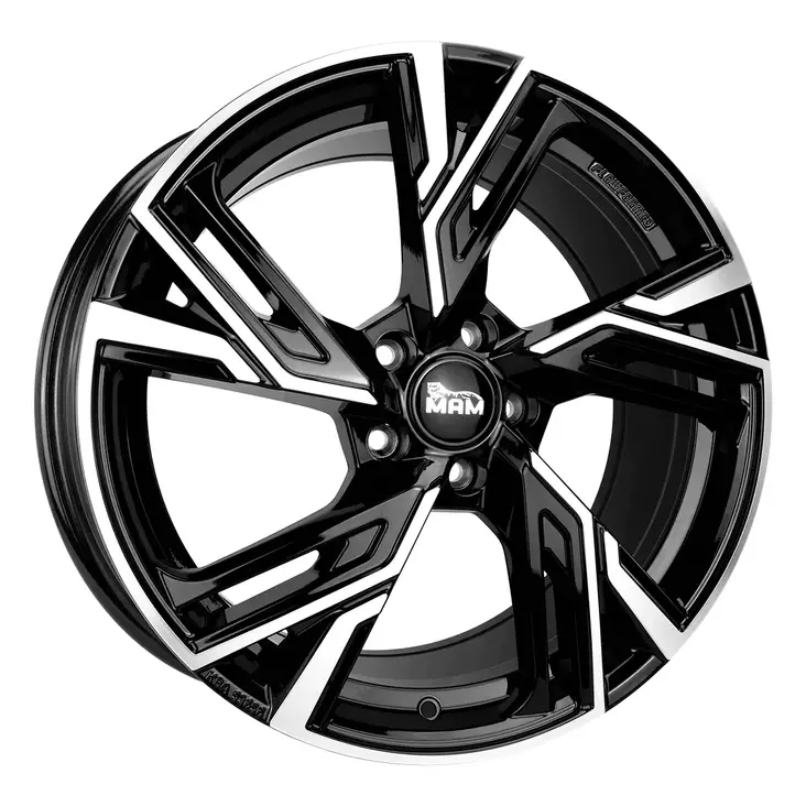 MAM RS5 Black Front Polish alumiinivanne 8.0x18 - 18-tuumaiset alumiinivanteet - 499-176687 - 1
