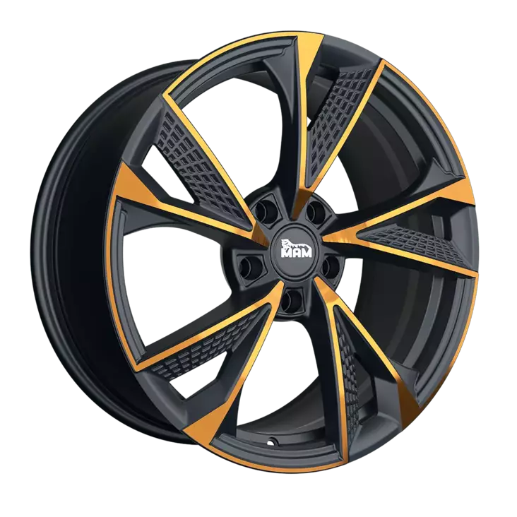 MAM RS6 Matt Black Front Copper alumiinivanne 8.0x18 - 18-tuumaiset alumiinivanteet - 499-175607 - 1