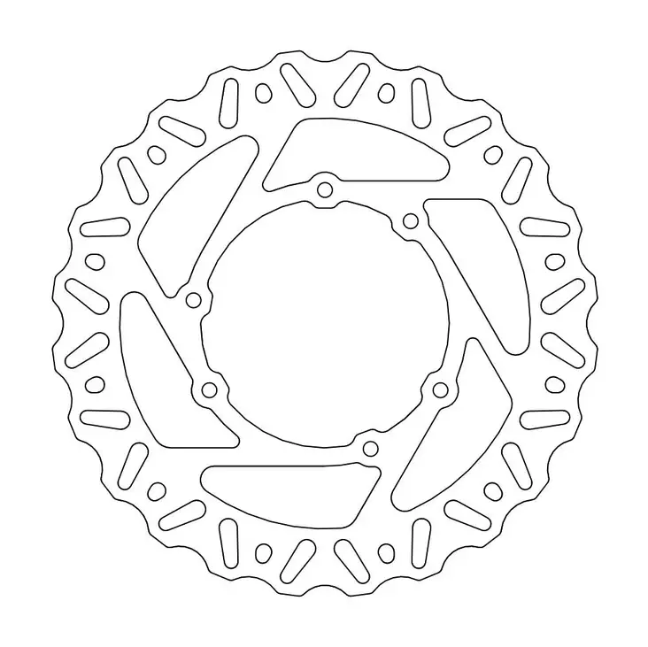 Moto-Master Jarrulevy CR/CRF eteen Nitro - Moottoripyörän jarrulevyt - D245447 - 1