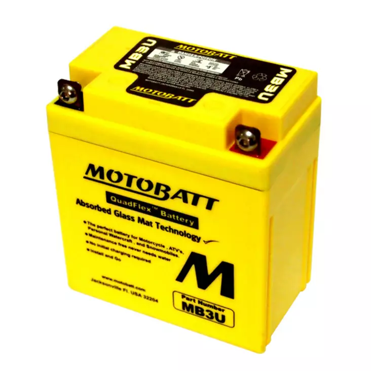 Motobatt akku, MB3U - Akut - D134417 - 1