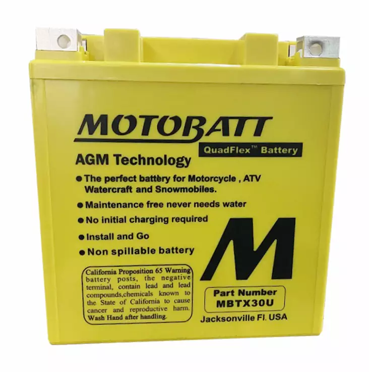 Motobatt akku, MBTX30U - Akut - D156177 - 1