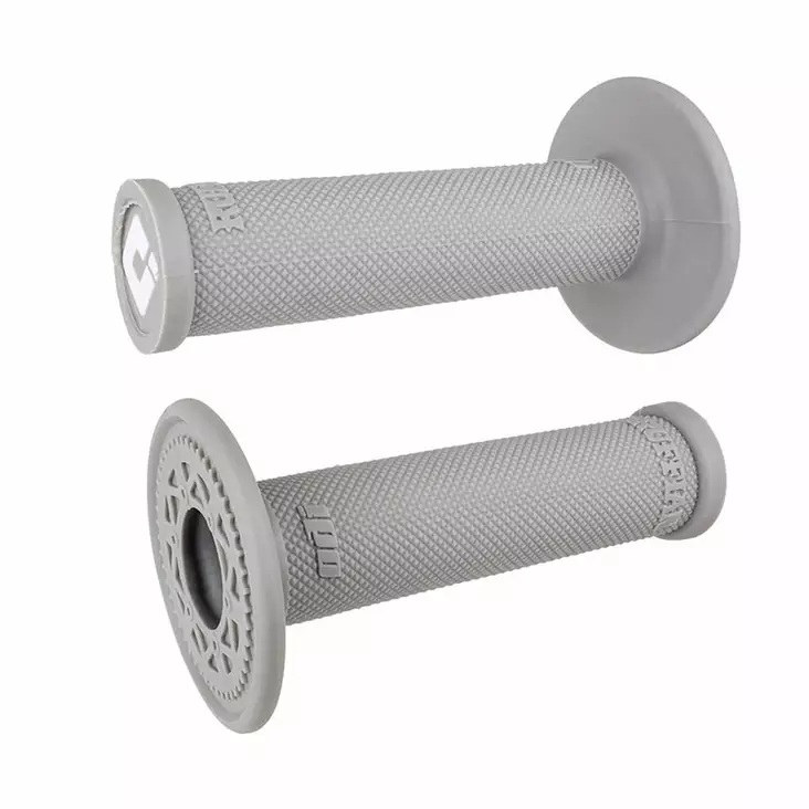 ODI Glue-On Grip No-Waffle MX Single-Ply (Ruffian) Grey-Soft - Moottoripyörän kahvakumit - D509927 - 1