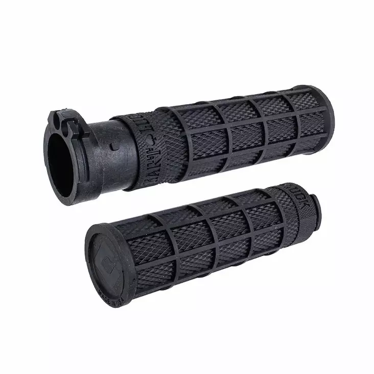ODI REPLACEMENT HART-LUCK Full-Waffle REPLACEMENT-BLACK/Black - Moottoripyörän kahvakumit - D510187 - 1