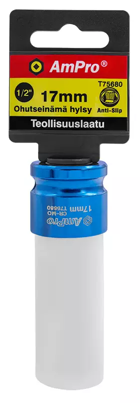 Ohutseinämähylsy 1/2" 17 mm bolt-fit - Hylsyt ja voimahylsyt - LX14277 - 1