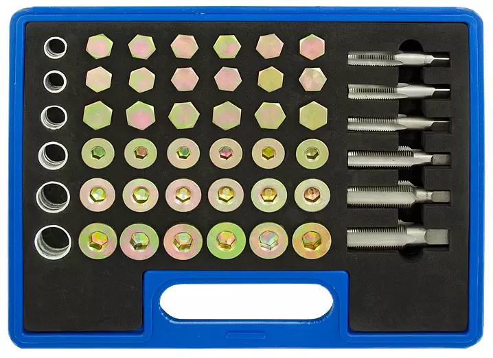 Öljytulpan kierteenkorjaussarja 114-os. - Jarrutyökalut - LX5107 - 1