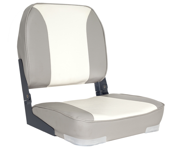 OS DELUXE FOLD DOWN SEAT UPHOLSTERED GREY/WHITE - Veneen istuimet ja tuolit - D241107 - 1