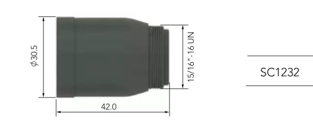 Plasma suojakupukierteellä p120 1 kpl - Plasmaleikkurin tarvikkeet - LX17037 - 1