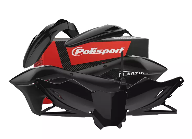 Polisport plastic kit KX450F 16-18 Black (1) - Offroad muovisarjat - D191797 - 1