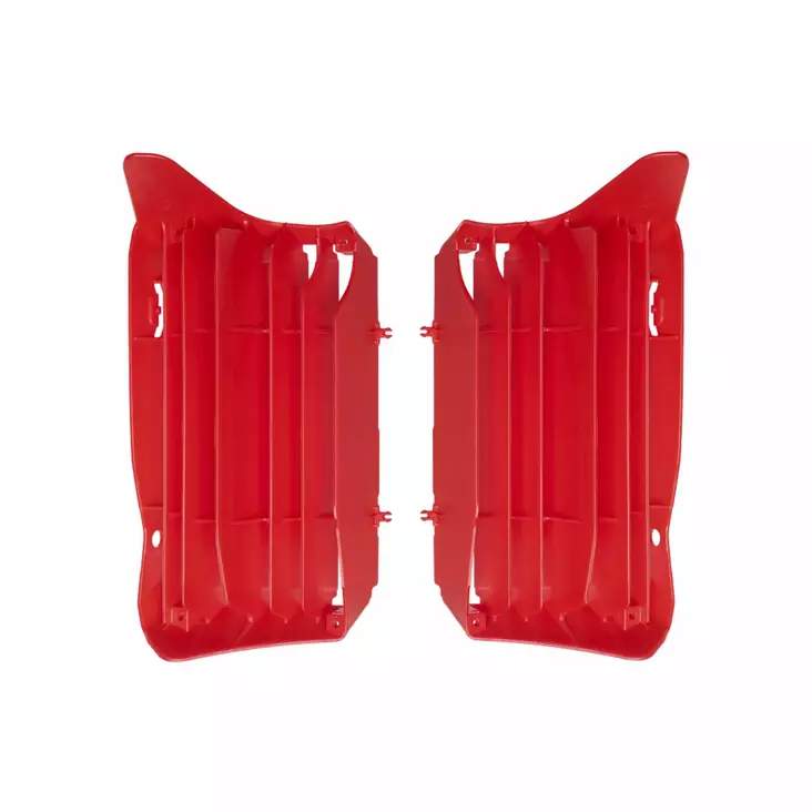 Polisport Radiator Louvers CRF250R/RX 22-.. CRF450R/RX 21-.. RED (6) - Moottoripyörän jäähdyttimen suojat - D417337 - 1