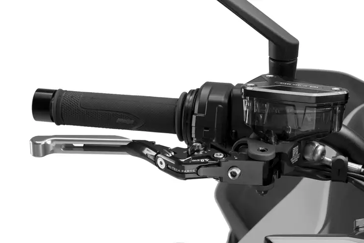 Puig Brake Lever 4.0. Black Exten/Silver Selector/Black - Moottoripyörän vivut ja vivunrungot - D529427 - 1