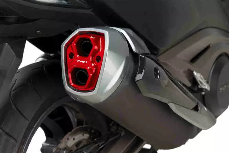 Puig End Tube For Exhaust Escape Kymco Ak550 17' C/Red - Moottoripyörän pakoputken osat - D302717 - 1
