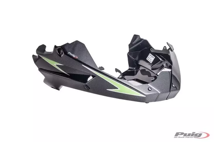 Puig Engine Spoiler Kawasaki Z800 13'-17' C/Carbon - Moottoripyörän katteet ja tuulenohjaimet - D146647 - 1