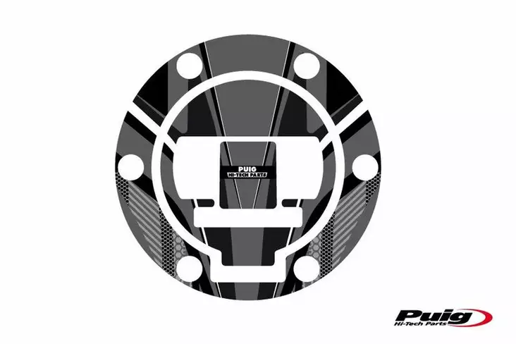 Puig Fuel Cap Cover Mod. Radical Bmw C/Grey - Mallikohatiset tarrasarjat - D300037 - 1