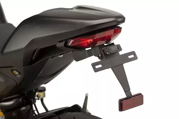 Puig License Support Ducati Monster 797/821/1200/S/Supe - Moottoripyörän rekisterikilven telineet - D302637 - 1