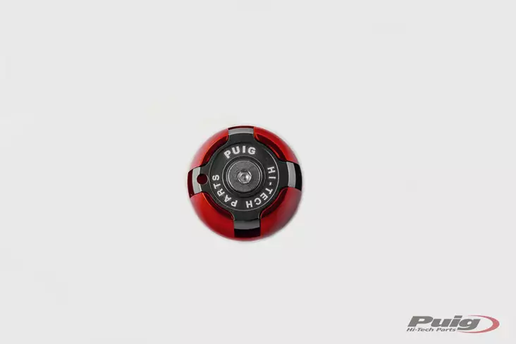 Puig Plug Oil Carter Hi-Tech Aprilia C/Red - Moottorin pultit ja korkit - D299967 - 1