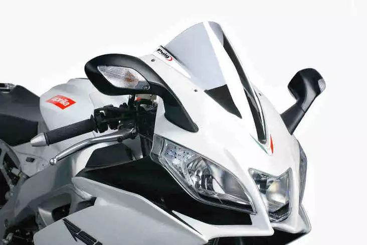 Puig Racing Screen Aprilia Rs4 11-18/Rsv4 09-14 C/Clear - Moottoripyörän katteet ja tuulenohjaimet - D298387 - 1