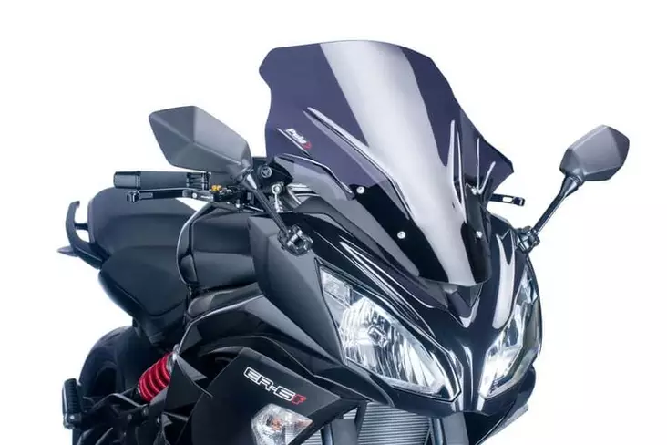 Puig Racing Screen Kawasaki Er6F 12-17 C/Dark Smoke - Moottoripyörän katteet ja tuulenohjaimet - D299167 - 1
