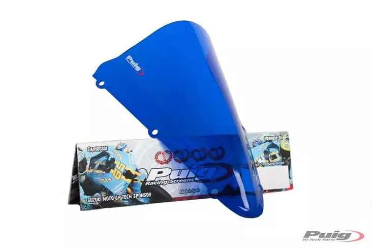Puig Racing Screen Yamaha Yzf-R125 08'-18' C/Blue - Moottoripyörän katteet ja tuulenohjaimet - D298167 - 1