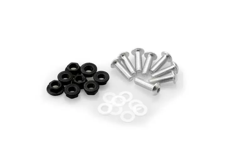Puig Screw Kit C/Silver - Moottoripyörän katteet ja tuulenohjaimet - D58837 - 1