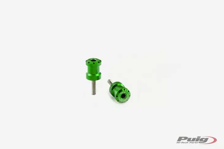 Puig Spools By Pairhi-Tech Parts Dim.6 C/Green - Moottoripyörän kaatumatapit - D299067 - 1