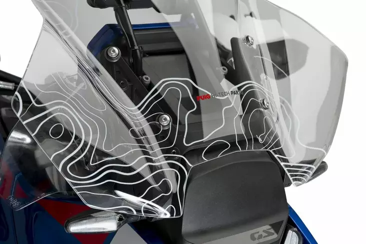 Puig Touring Screen Bmw R1300Gs 24' C/Graphics - Moottoripyörän katteet ja tuulenohjaimet - D511017 - 1