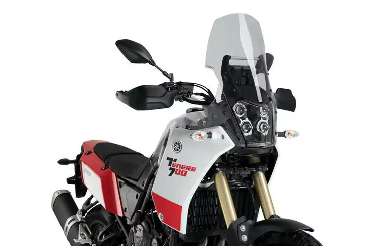 Puig Touring Screen Yamaha Tenere 700 19' C/Smoke - Moottoripyörän katteet ja tuulenohjaimet - D357797 - 1