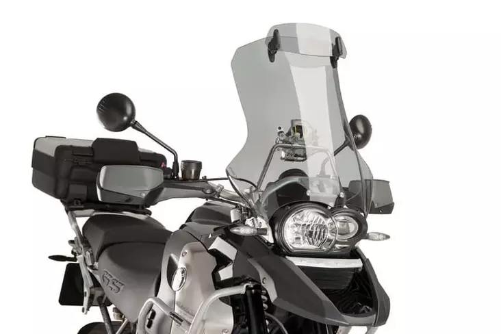 Puig Touring Shields W/Visor +20Mm Bmw R1200Gs C/Smoke - Moottoripyörän katteet ja tuulenohjaimet - D299057 - 1