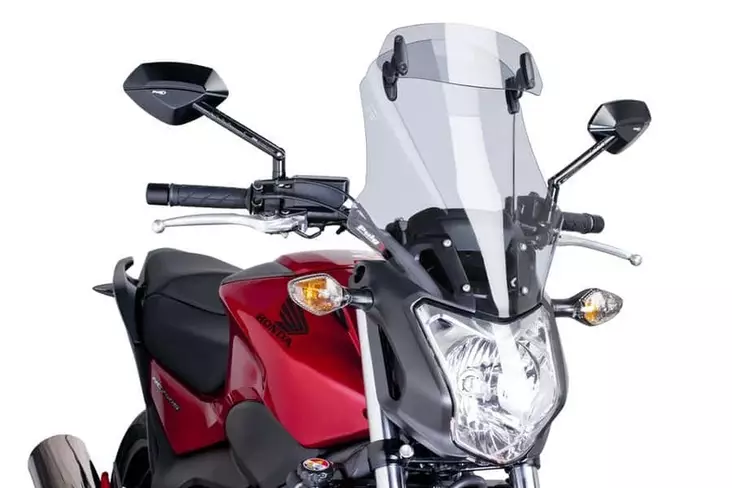 Puig Touring Shields W/Visor Honda Nc750S 14-18' C/Smok - Moottoripyörän katteet ja tuulenohjaimet - D299177 - 1