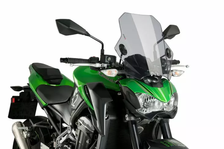 Puig Wind. Mod. Bat Kawasaki Er6N 12' C/Smoke - Moottoripyörän katteet ja tuulenohjaimet - D303287 - 1