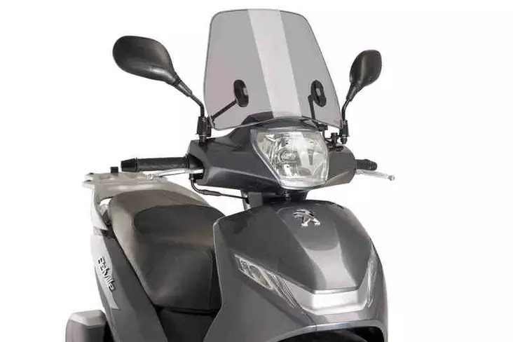 Puig Wind Mod. Trafic Peugeot Belville 125/200 C/Smoke - Moottoripyörän katteet ja tuulenohjaimet - D303257 - 1