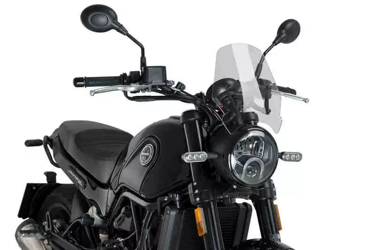Puig Winds.New Generation Benelli Leoncino 500 C/Clear - Moottoripyörän katteet ja tuulenohjaimet - D303037 - 1