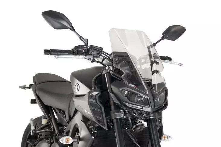 Puig Windshield N.G. Touring Yamaha Mt09 17-18' C/Clear - Moottoripyörän katteet ja tuulenohjaimet - D302457 - 1
