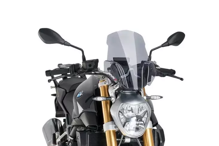 Puig Windshield New Generation Bmw R1200R 15'-18' Smoke - Moottoripyörän katteet ja tuulenohjaimet - D301077 - 1