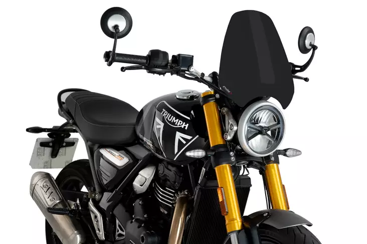 Puig Windshield New Generation Sport Triumph 400X 24' - Moottoripyörän katteet ja tuulenohjaimet - D511077 - 1