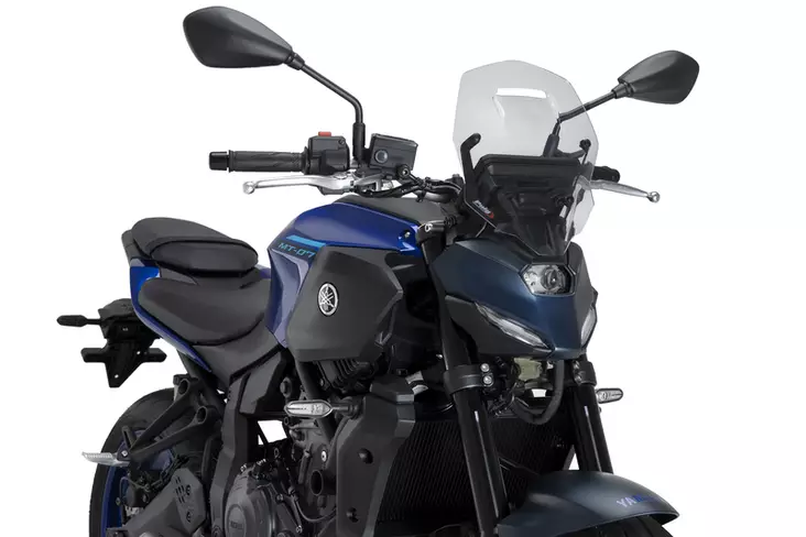 Puig Windshield New Generation Touring Yamaha Mt-07 25' - Moottoripyörän katteet ja tuulenohjaimet - D529977 - 1