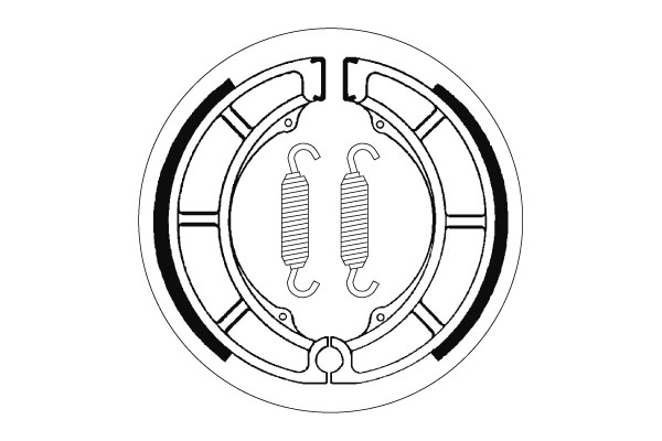 Sbs Jarrukengät - Moottoripyörän jarrukengät - D2407 - 1