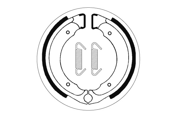 Sbs Jarrukengät - Moottoripyörän jarrukengät - D2427 - 1
